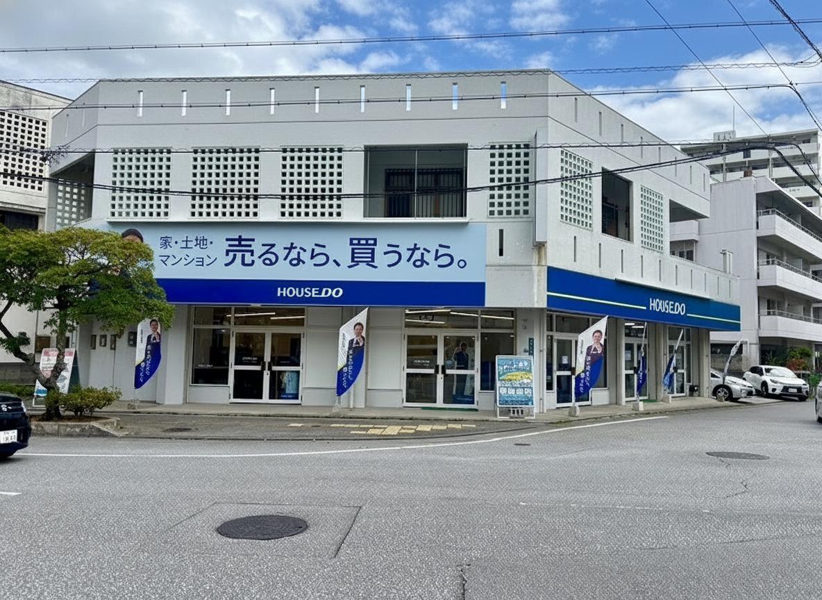 那覇市で一戸建て売却に強い企業 R-JAPAN　ハウスドゥ  サンパーク通り浦添の写真