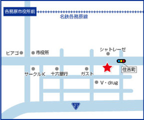 デイライフ株式会社　ハウスドゥ 各務原市役所前の店舗地図の写真