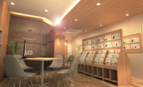 ハウスドゥ!  東山公園駅前店　株式会社GUTSの店舗内観①の写真